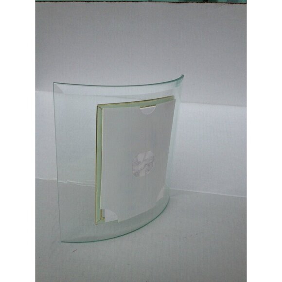 NIB Elegant Glass and Gold tone Picture Frame Decorated for Pic.W 3.5" x H 5.5" - Picture 2 of 11